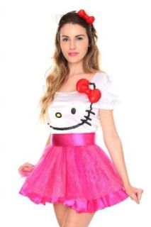 Hello Kitty Dress Costume Size  X Small Adult Sized Costumes Clothing