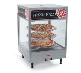 Nemco 6450 3 Tier Rotating Pizza Merchandiser   Illuminated Interior, 33.88x18.5x18.5", Each Kitchen Small Appliances Kitchen & Dining