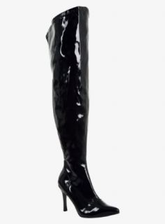 Patent Thigh High Boots (Medium Width) Clothing