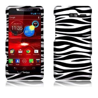Motorola Droid RAZR M XT907 Black/White Zebra Cover Cell Phones & Accessories