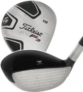 Used Titleist 909 F3 3 wood 3w 15.00 Degrees Graphite Stiff Right Handed 43.00 Inches  Golf Fairway Woods  Sports & Outdoors