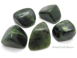 Nephrite Jade Tumbled Stones Set of Two  Other Products  
