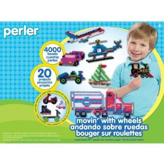 Perler Beads Movin' with Wheels Fused Bead Kit Toys & Games