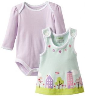 Happi by Dena Baby Girls Newborn Winter Jumper Set, Purple, 0 3 Months Clothing