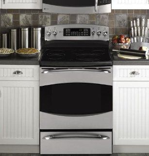 GE Profile  PB910SPSS 30 Electric Range   Stainless Steel Appliances