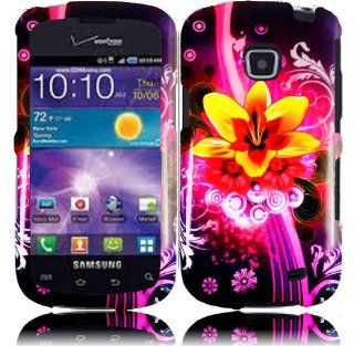 Samsung Hard Design Case Dream Flower for Galaxy Proclaim S720C Illusion i110 Cell Phones & Accessories