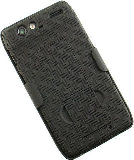 Motorola Droid RAZR XT912 Shell Holster Combo W/ Kick Stand "Not for Droid RAZR MAXX" Cell Phones & Accessories