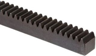 Martin R204X6 Gear Rack, 20 Pressure Angle, 6 feet Long, High Alloy Steel, Inch, 4 Pitch, 3.5" Wide, 2" Thick, 1.75" Pitch Line Backing Rack And Pinion Gears
