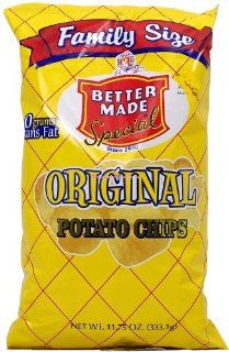 Better Made original potato chips, 11 oz. family size bag  Grocery & Gourmet Food