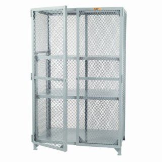 Little Giant Carts SL2 A 2448 All Welded Storage Lockers w/ 2 Adjustable Center Shelves