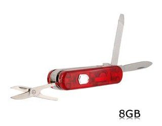 Multifunction Folding Knife 8GB USB Flash Drive w Electronics