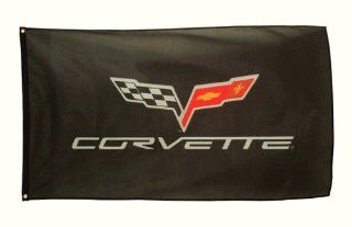 Corvette C6 Black Flag   Decorative Signs