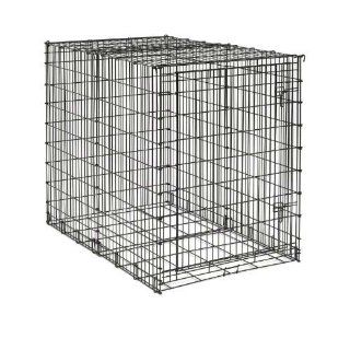 Midwest 54 By 35 By 45 Inch Single Door Starter Series Pet Crate  Pet Kennels 
