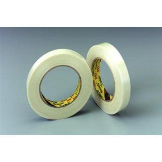 3M Scotch 893 Polypropylene Filament Tape, 300 lbs/inch Tensile Strength, 60.14 yds Length x 1.41" Width, Clear Industrial Filament Tape