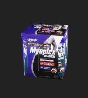 EAS Myoplex Original Nutrition Shake RTD Rich Dark Chocolate   12   (3x4 Pack) [17 fl oz (550 ml) servings] Health & Personal Care