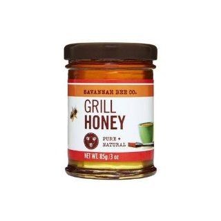 Grill Honey Savannah Bee 3 oz. (3 pack)  Grocery & Gourmet Food