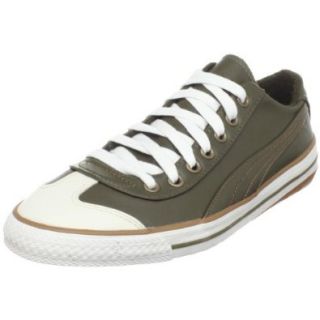 PUMA Men's 917 LO Leather Winter Sneaker,Dark Olive/Thrush,7 M US Shoes