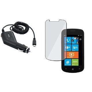 CommonByte For Samsung SGH i917 Focus Car DC Charger+LCD Cover Screen Protector Guard Film Cell Phones & Accessories