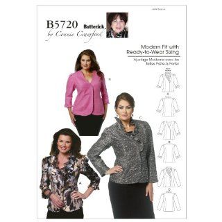 Butterick Patterns B5720 Misses'/Women's Jacket, Size WOMAN (XXL 1X 2X 3X 4X 5X 6X)