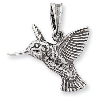 Sterling Silver Hummingbird Pendant, Best Quality Free Gift Box Satisfaction Guaranteed Pendant Necklaces Jewelry