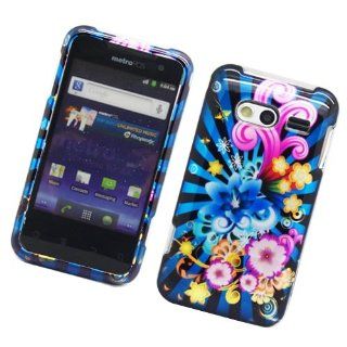 Boundle Accessory for At&t Huawei ActivaTM 4g M920   Color Flower Designer Hard Case Protector Case + Lf Stylus Pen for At&t Huawei ActivaTM 4g M920 Cell Phones & Accessories