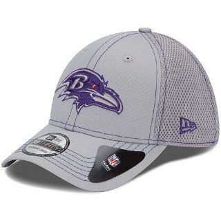 NFL Baltimore Ravens Flex Fit Cap, Gray Neo  Clothing