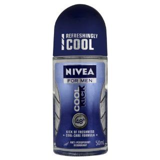 Nivea Cool Kick Anti perspirant Deodorant Roll On, 1.7 Fluid Ounce (Pack of 2) Health & Personal Care