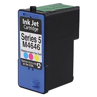 eForCity Dell Remanufactured Color Ink Cartridge   M4646 Compatible with Dell 922 / 924 / 942 / 944 / 962 / 964 Electronics