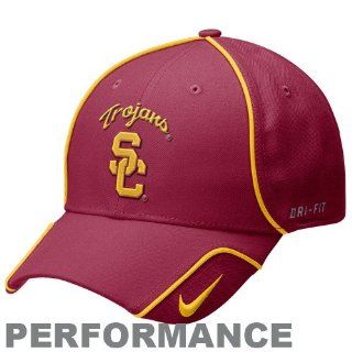 Nike USC Trojans Cardinal Coaches Performance Adjustable Hat  Baseball Caps  Sports & Outdoors