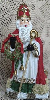 The International Santa Claus Collection 1995 St. Nicholas Austria   Holiday Figurines