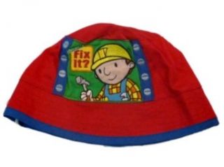 Bob The Builder Infant Boys Reversible Bucket Hat Red & Blue Sun Hat Floppy Cap Clothing