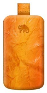 Katinkas 924 Crushed Leather Pull Tab Pouch S7 for Samsung Galaxy Z   1 Pack   Retail Packaging   Tangerine Orange Cell Phones & Accessories