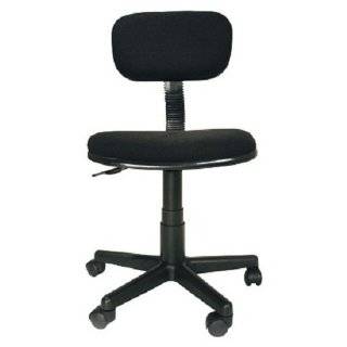    Office / Desk /Task Rolling Chair   Black Fabric Seat  