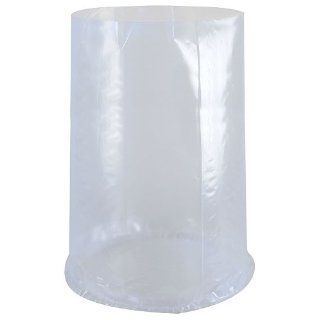 New Pig DRM927 Round Bottom Polyethylene Tie Off Drum Liner, For 55 Gallon Drums, 22 1/2" Diameter x 56" Height, 8 mil Thick, Clear (Box of 50) Drum And Pail Liners