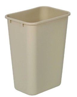 Continental Commercial Products Continental Plastic Wastebaskets   41 Qt   Putty (28 Qt. Size Shown in Black)