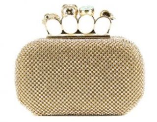 Scarleton Elegant Clutch H307418   Gold Shoulder Handbags Shoes