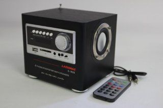 Lasonic S 908 Fm Radio  Boombox with USB / Sd / MMC Reader with Built in Subwoofer and Remote Control  Sd Card Boombox   Players & Accessories