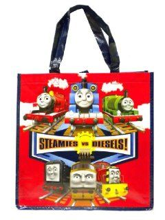 Thomas & Friends Medium Reusable Tote Bag "Steamies Vs Diesels" (Medium   13.5 X 13.5 X 5.75) Toys & Games