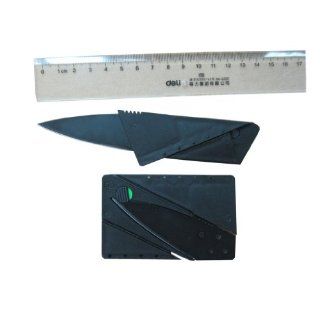 Credit Card Folding Safety Knife (Black)    