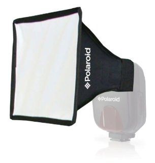 Polaroid Universal Studio Soft Box Flash Diffuser (7" x 6" Screen) For The Nikon Speedlight SB 400, SB 600, SB 700, SB 900, SB 910 Flashes  Photographic Lighting Diffusers  Camera & Photo