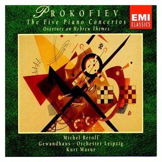 Prokofiev The 5 Piano Concertos/Overture on Hebrew Themes/Visions Fugitives Music