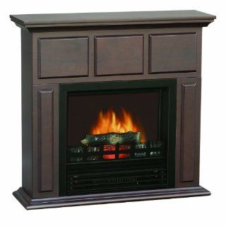Sylvania MM931 44FDC Electric Fireplace Heater 1250 Watt with 26 Inch Classically Styled Mantel, Dark Chocolate    