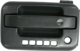 Evan Fischer EVA18772023807 Door Handle Exterior Outer Front Driver Side LH Plastic Textured black With keypad hole Automotive
