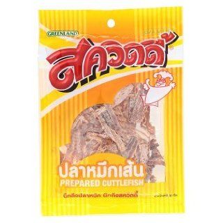 Greenland Squidy Prepared Cuttlefish 28g x 3 packs  Packaged Snack Crackers  Grocery & Gourmet Food