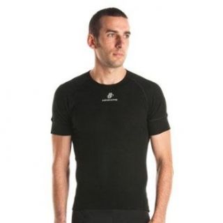 Hincapie Sportswear PowerCore Merino Wool Base Layer   Short Sleeve   Men's Black, M  Cycling Jerseys  Clothing