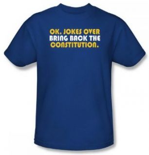 Jokes Over Bring Back The Constitution Blue Adult Shirt ATA2633 AT Clothing