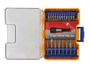 Olympia Tools 36 921 21 Pc Drill Bit Set   Screwdriver Bit Sets  