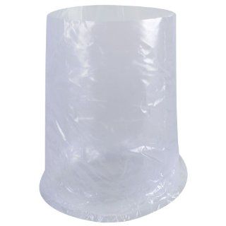 New Pig DRM921 Round Bottom Polyethylene Tie Off Drum Liner, For 15 Gallon Drums, 16" Diameter x 48" Height, 4 mil Thick, Clear (Box of 150) Drum And Pail Liners