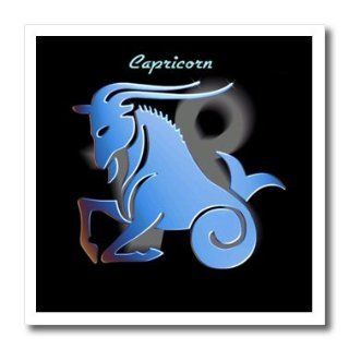3dRose ht_922_2 Capricorn Zodiac Sign Iron on Heat Transfer for White Material, 6 by 6 Inch