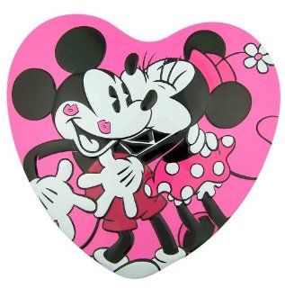 Vintage Style Minnie & Mickey Mouse Heart Tin with Character Shape Milk Chocolate Candies  Grocery & Gourmet Food